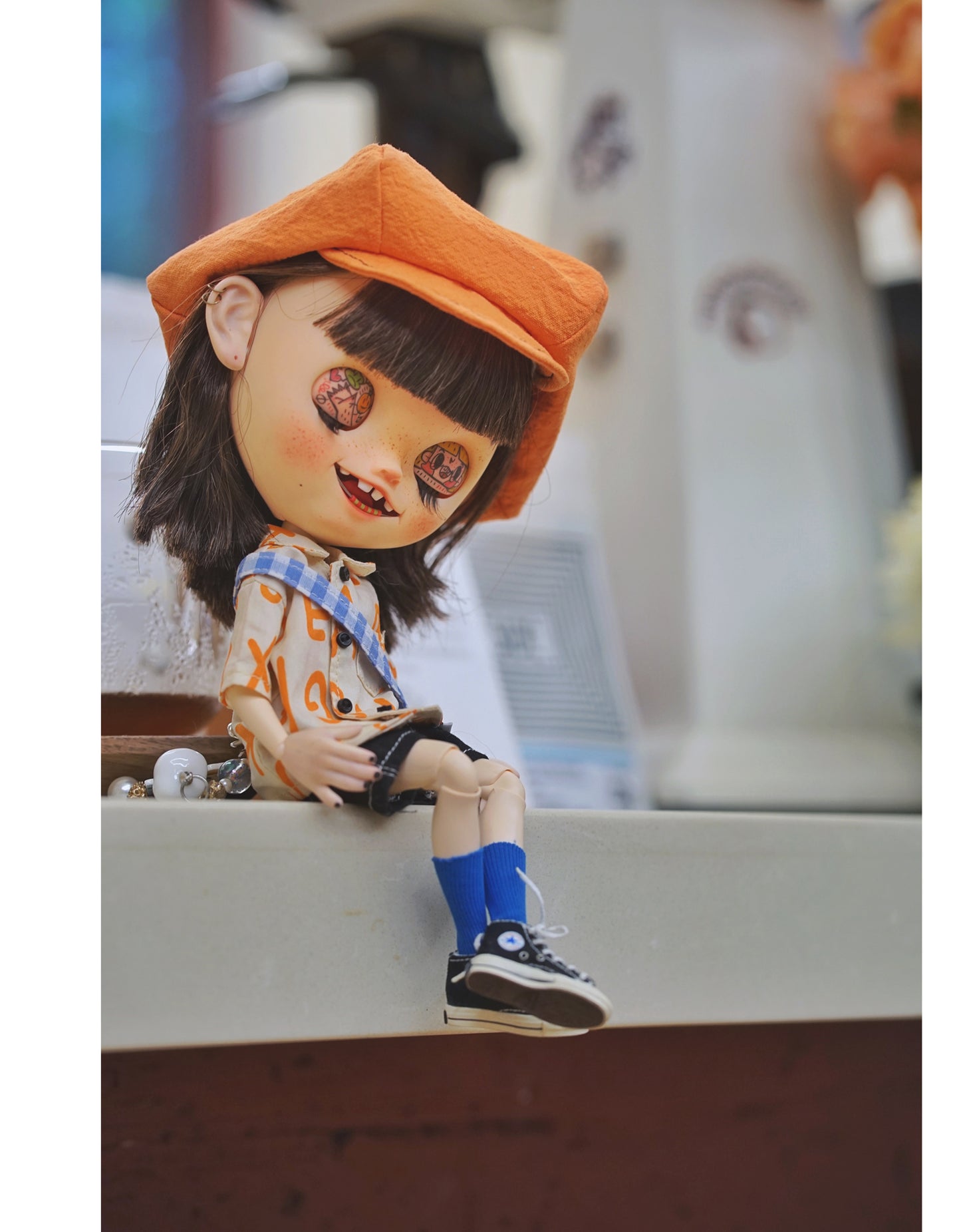 Blythe Doll Newsie Style Outfit Set