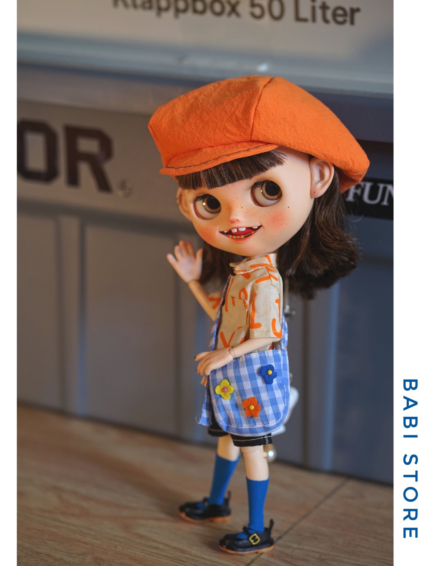 Blythe Doll Newsie Style Outfit Set